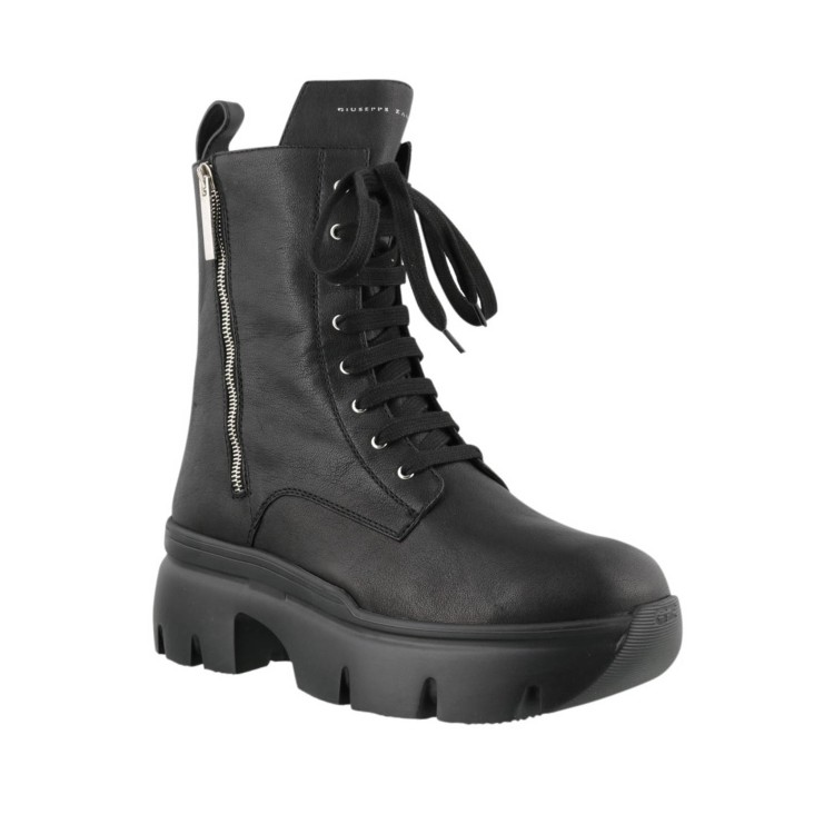 Shop Giuseppe Zanotti Apocalypse Leather Boots In Black