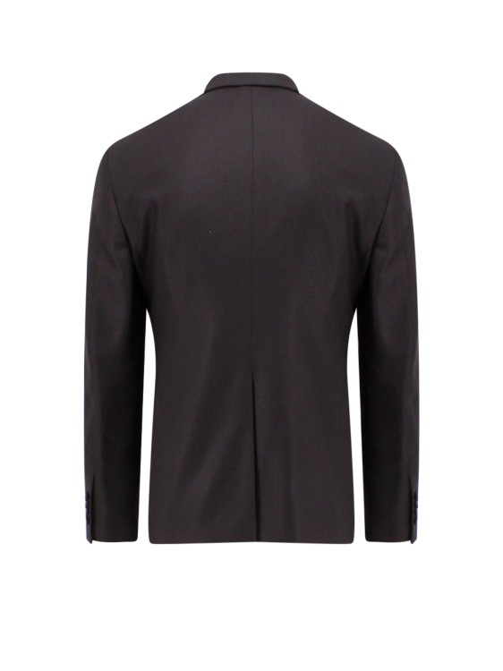 Shop Tagliatore Virgin Wool And Silk Tuxedo With Vest In Black