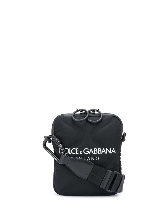 Dolce & Gabbana Logo-print Messenger Bag In Black