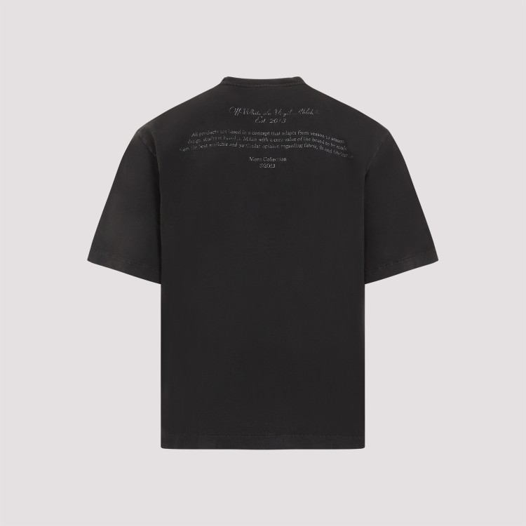 Shop Off-white Black Cotton Mary Skate T-shirt