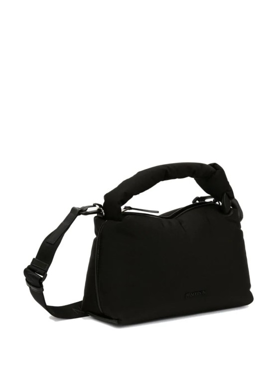 Jw Anderson J.w. Anderson Black Shoulder Bag With Knotted Handle In Black