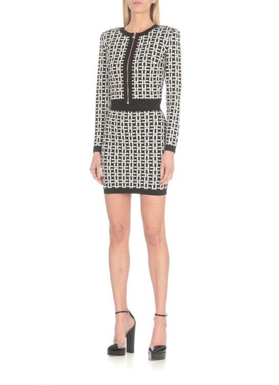 Shop Elisabetta Franchi Sweater With Monogram In Grey