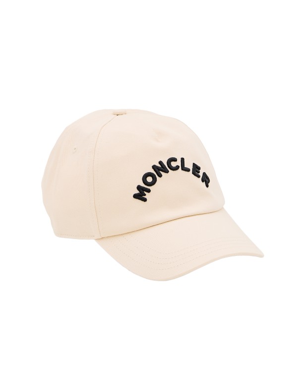 Shop Moncler Baseball Cap In Neutrals