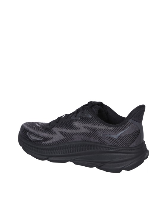 Shop Hoka One Clifton 9 Sneakers In Black