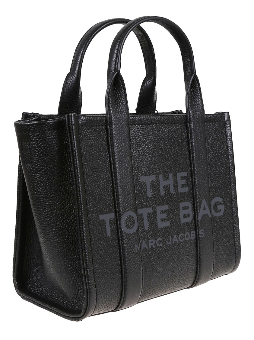 Marc Jacobs Small The Leather Tote Bag In Black