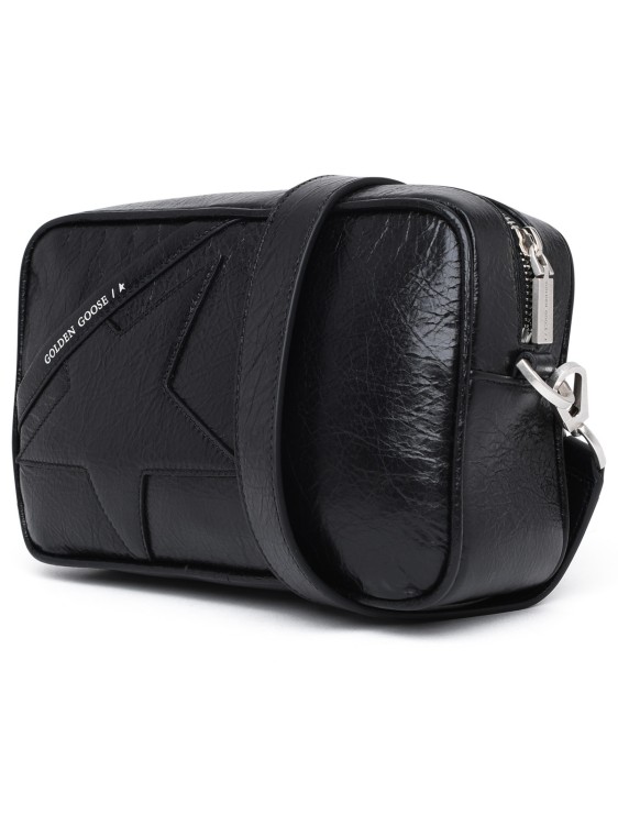 Shop Marc Jacobs (the) Leather Star Shoulder Bag In Black