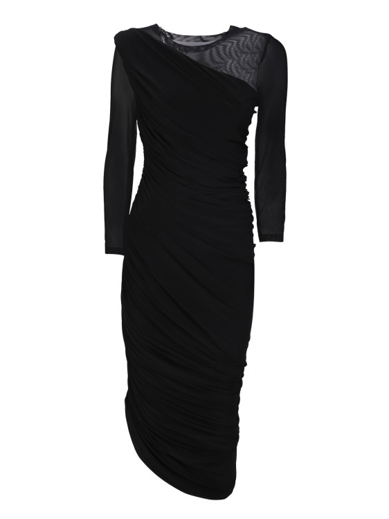 Norma Kamali Diana Midi Dress - Women's - Polyester/spandex/elastane In Black
