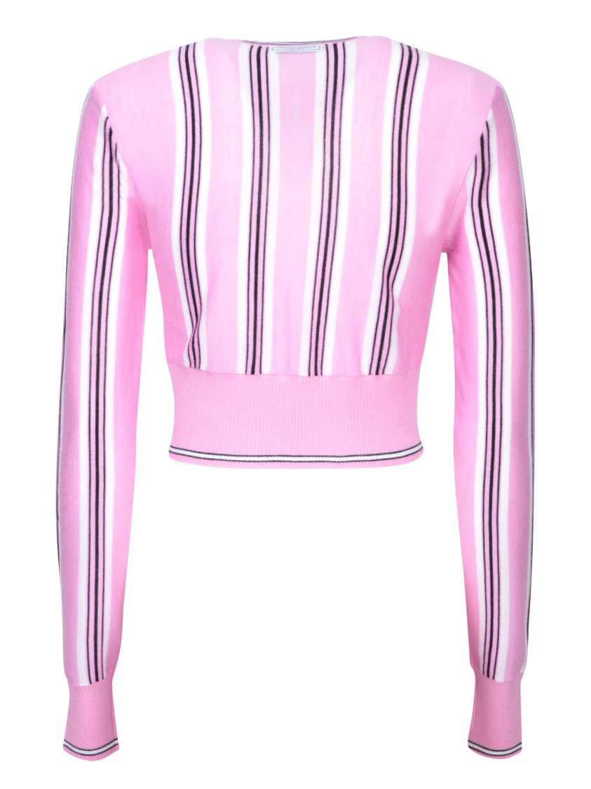 Jacquemus Pink Virgin Wool Le Cardigan Spiaggia Cardigan In Pink