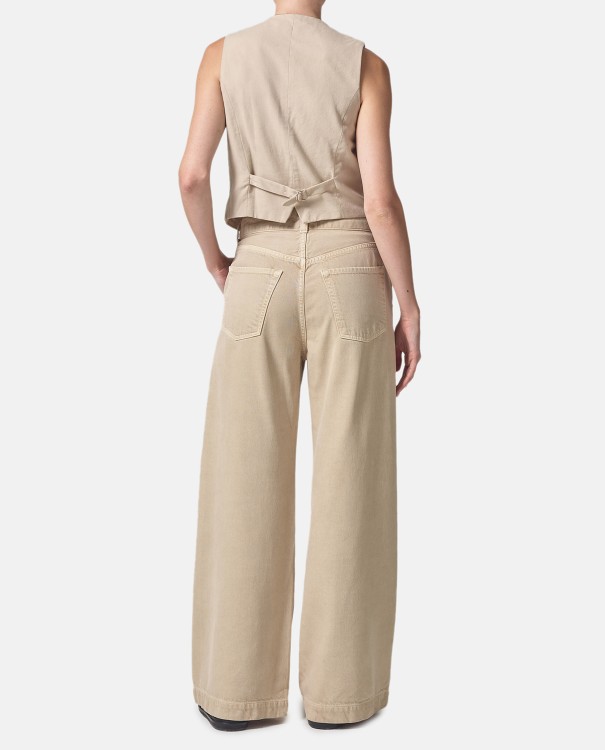 Shop Citizens Of Humanity Beverly Denim Pants In Neutrals