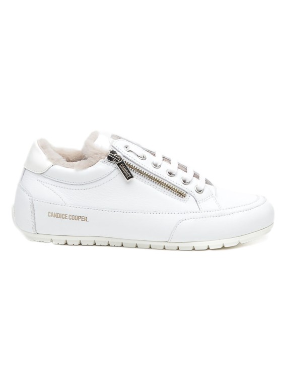 White Leather Sneakers by Candice Cooper in White color for Luxury