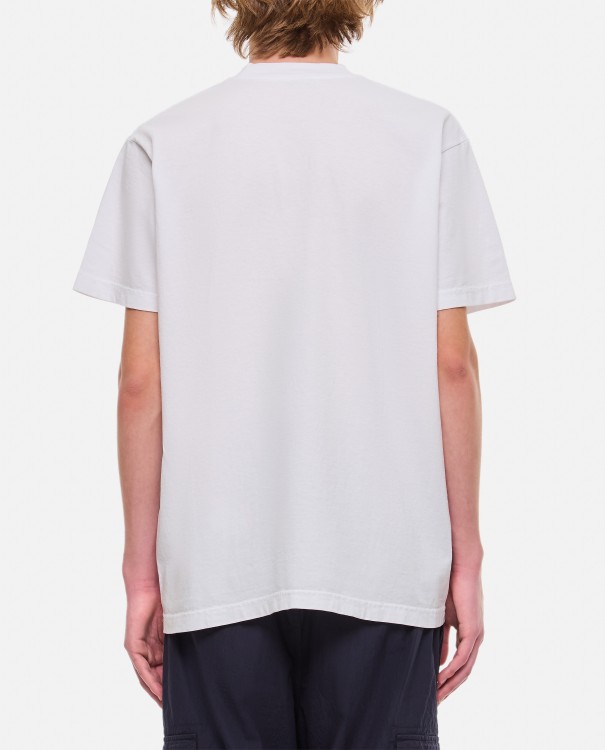 Shop Sporty And Rich Emblem Cotton T-shirt In White