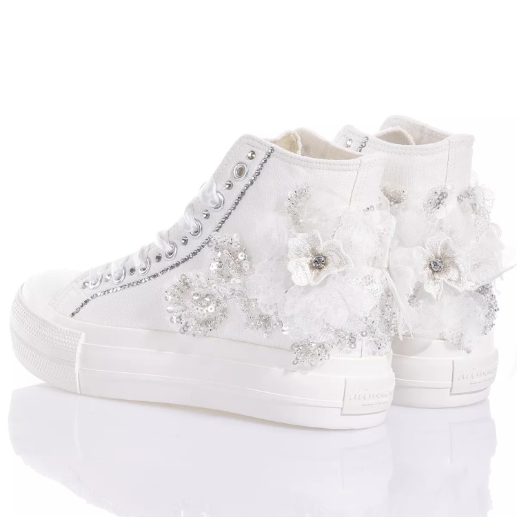 Mimanera Airlines Platform Bella Custom In White