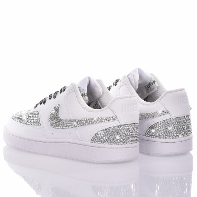 Shop Nike Air Force Silver, White