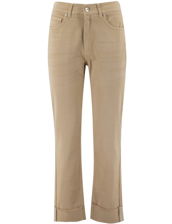 Panicale Beige Regular-fit Jeans In Pink