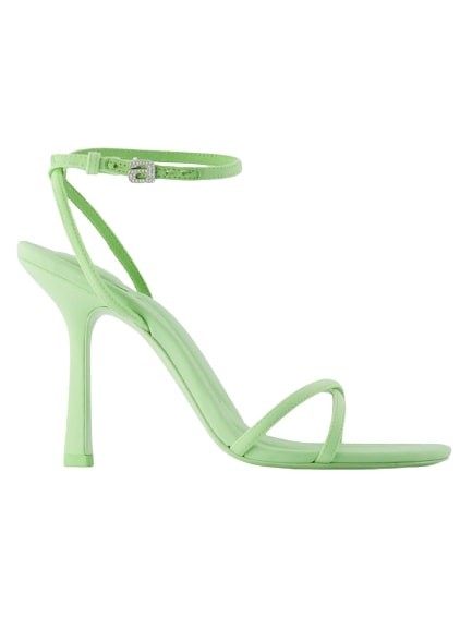 Shop Alexander Wang Dahlia 105 Sandals  - Mojito - Lycra In Green
