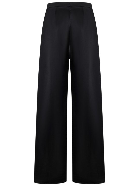 Shop Polo Ralph Lauren Wide-leg Trousers In Black