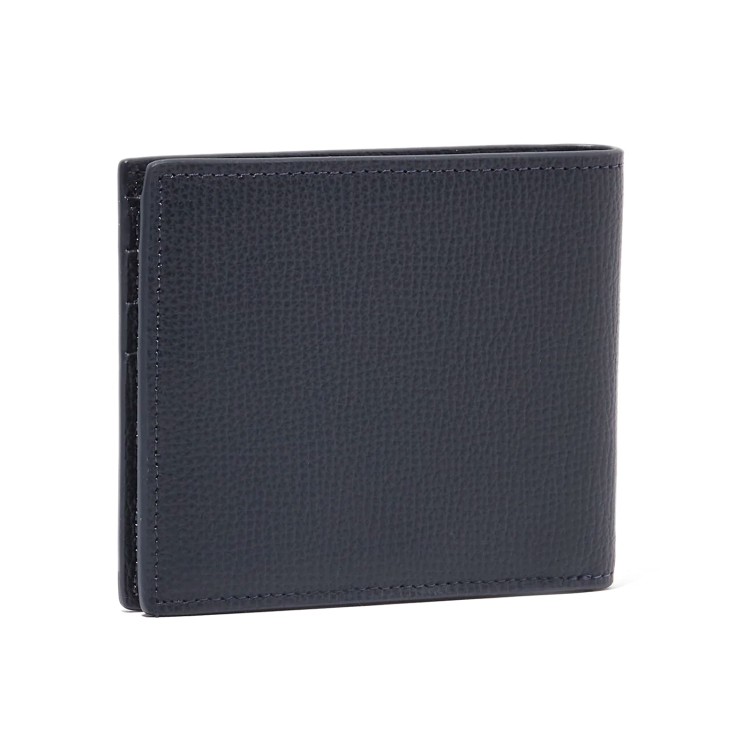 Shop Roderer Award 6cc Bifold - Italian Leather Navy Blue