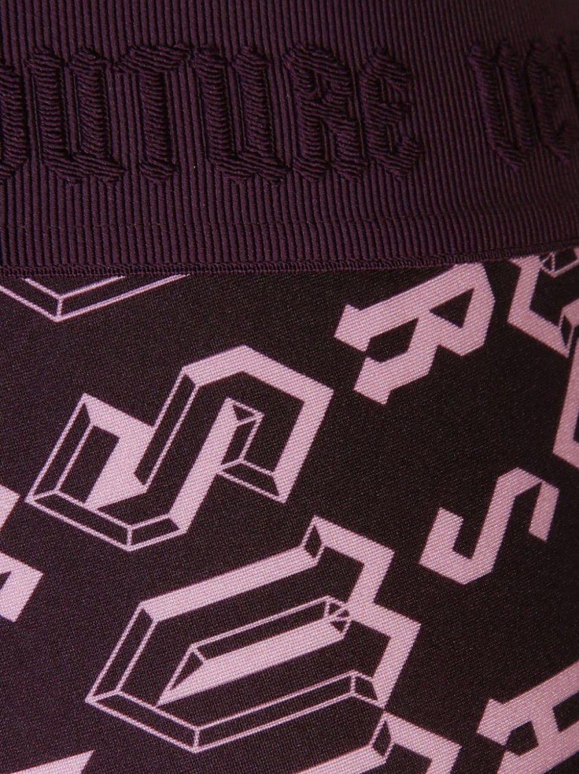 Versace Jeans Couture Trousers In Purple