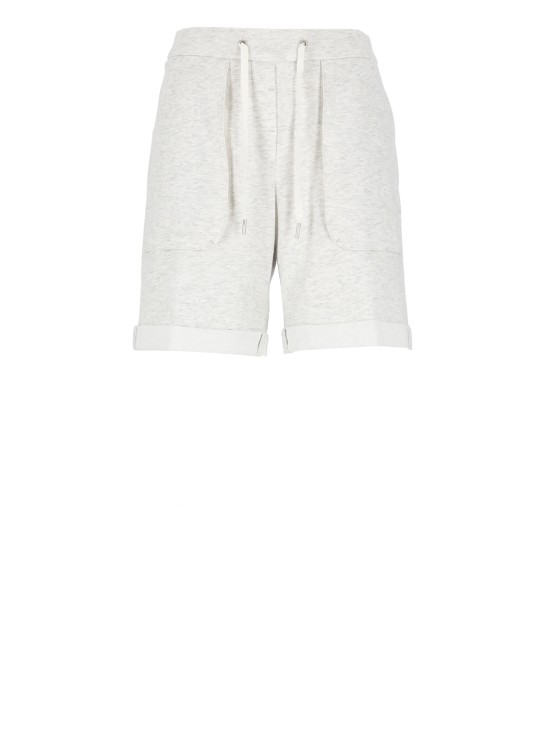 Shop Peserico Cotton Shorts In White