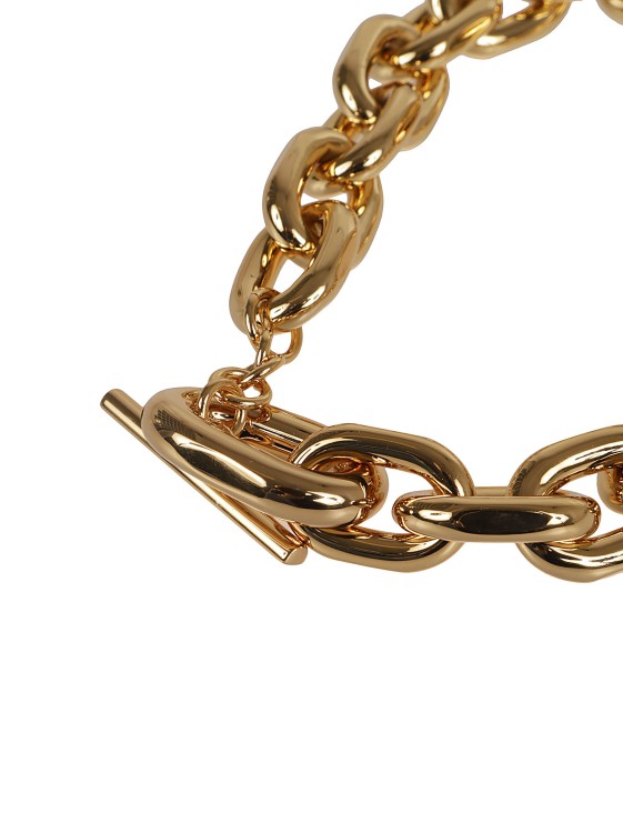 Shop Rabanne Gold Tone Link Necklace In Not Applicable