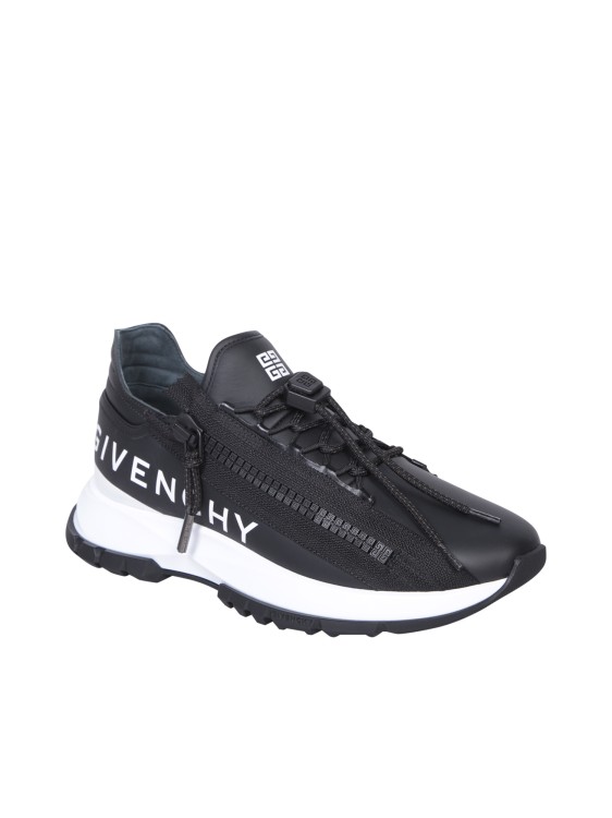Shop Givenchy Specter Zip Sneakers Black White