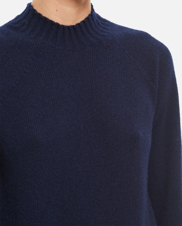 Shop Drumohr Lambswool Sweater In Black