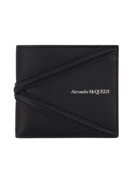 Alexander Mcqueen Billfold Wallet  - Black - Leather
