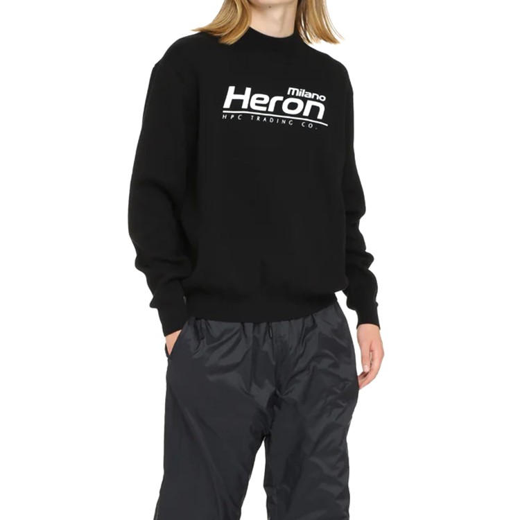 Shop Heron Preston Black Logo Sweater