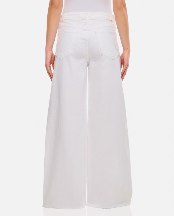 Shop Mother The Undercover Denim Pants In White