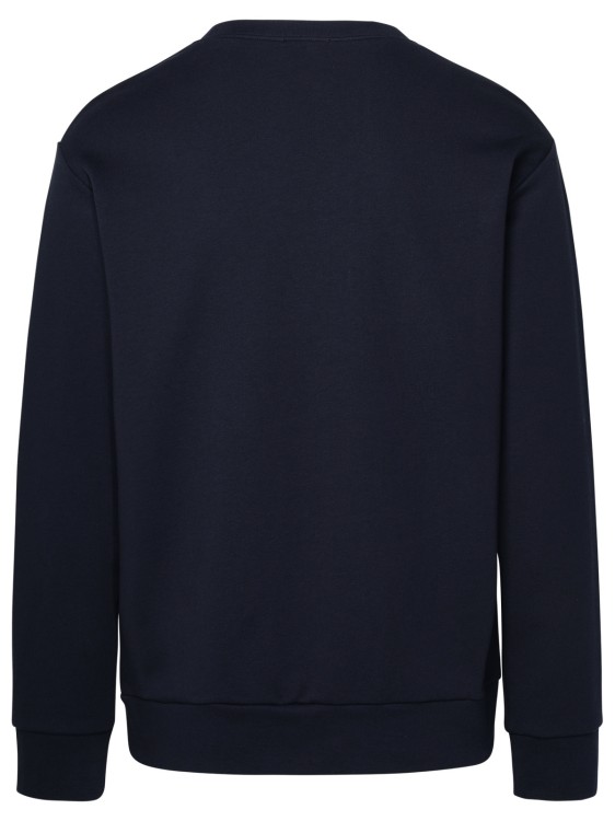 Shop Apc Blue Cotton Sweatshirt