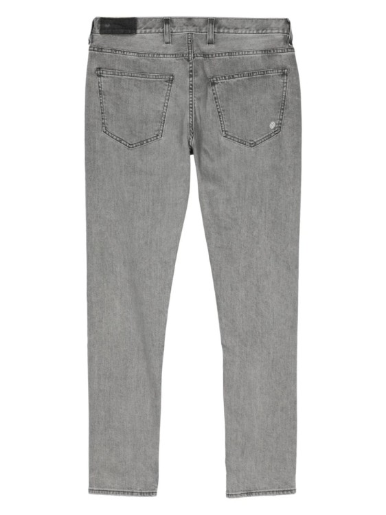 Shop Eleventy Low-rise Skinny Jeans In Grey