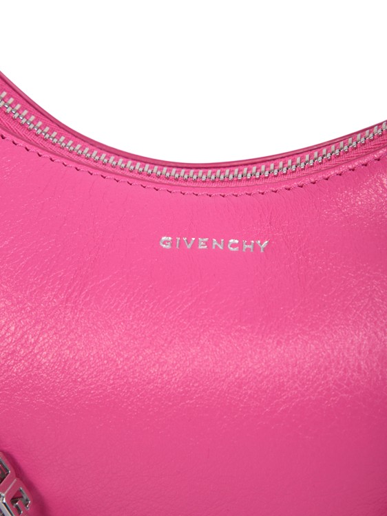 Shop Givenchy Small Moon Cut Out Fuxia Bag In Pink