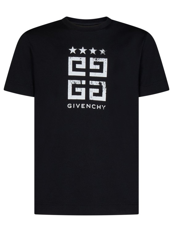 Shop Givenchy Black Slim-fit T-shirt