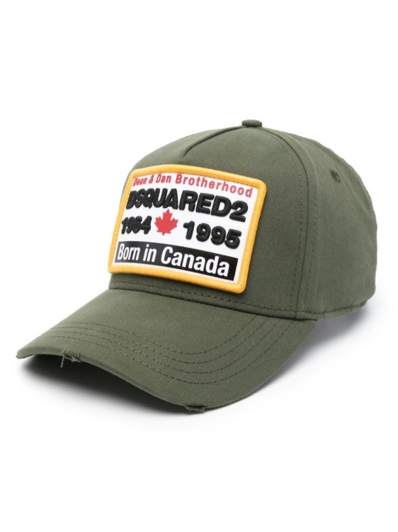 Dsquared2 Military Green Hat In Grey
