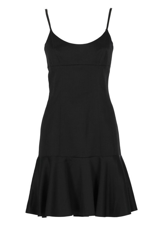 Shop Moschino Viscose Dress In Black