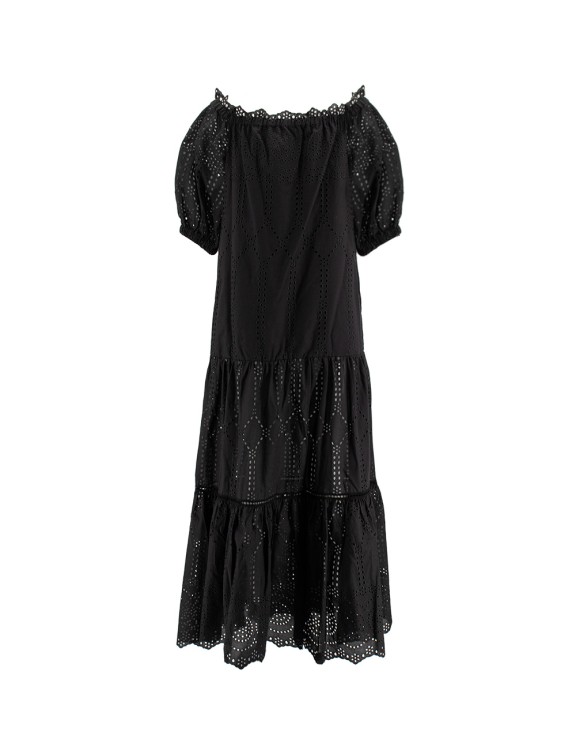 Shop Ermanno Scervino Cut-out Long Dress In Black