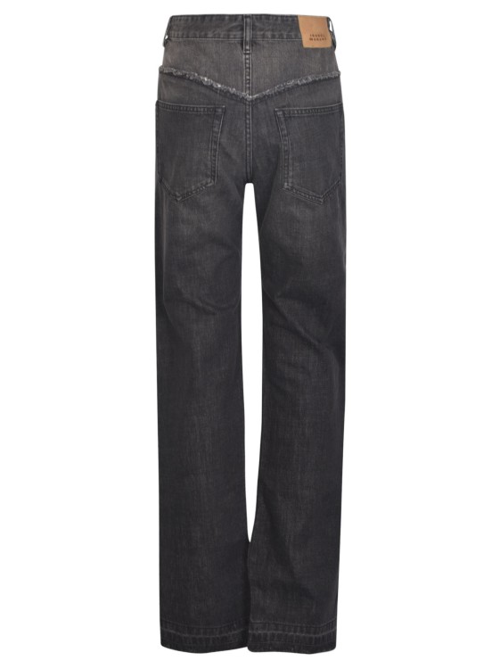 Shop Isabel Marant Black Noemie Straight-leg Jeans