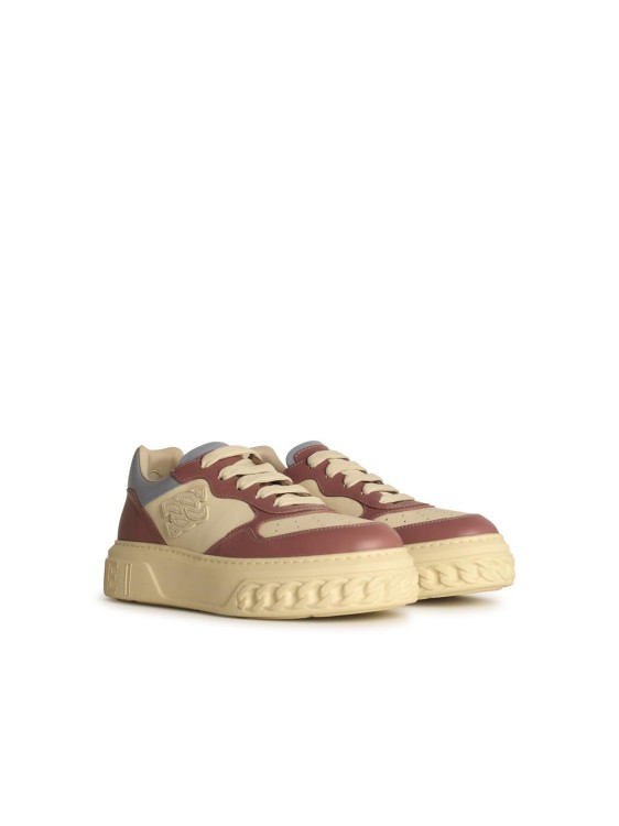 Casadei 'multicolor Leather Sneakers' Off Road In Neutrals