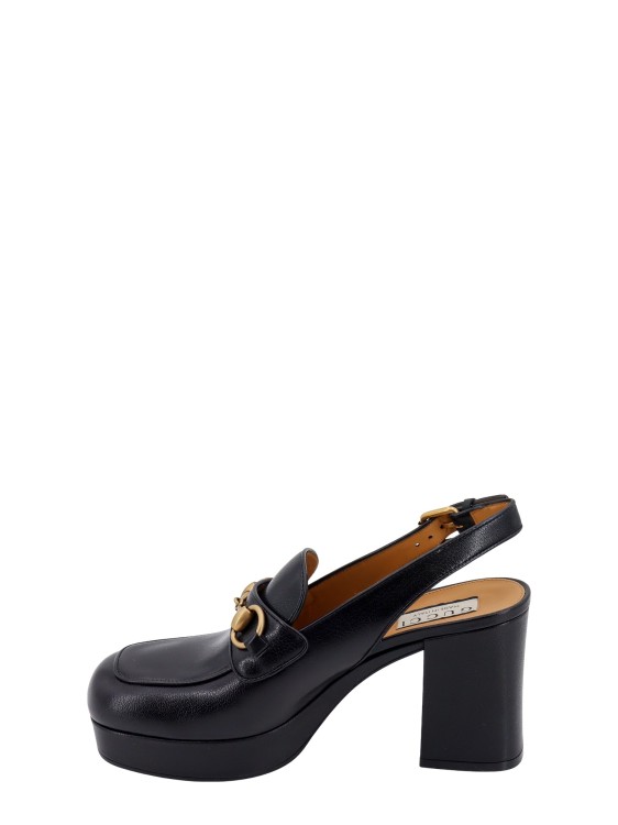 Shop Gucci Leather Mule With Iconic Horsebit In Black