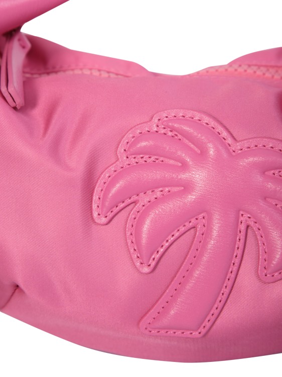 Shop Palm Angels Pink Hobo Big Palm Bag