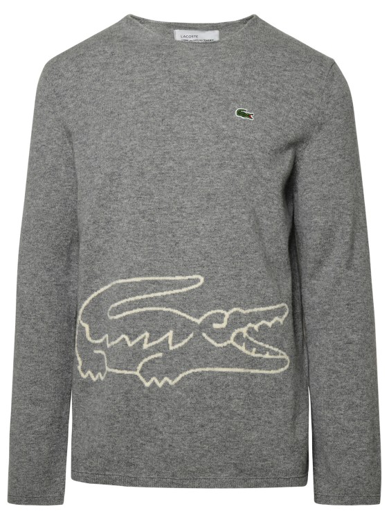 Comme Des Garçons Crocodile Shirt In Grey