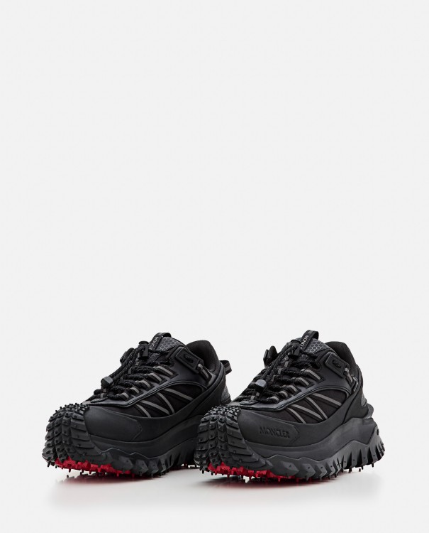 Shop Moncler Trailgrip Gtx Low Top Sneakers In Black