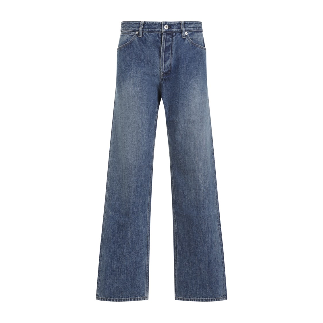 Jil Sander Canard Blue Cotton Trouser 18 Denim Jeans In Blue