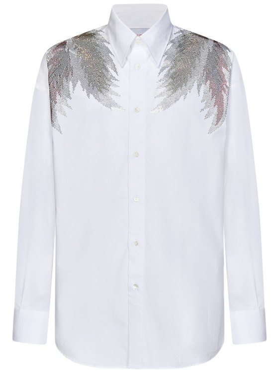 Shop Bluemarble White Cotton Shirt