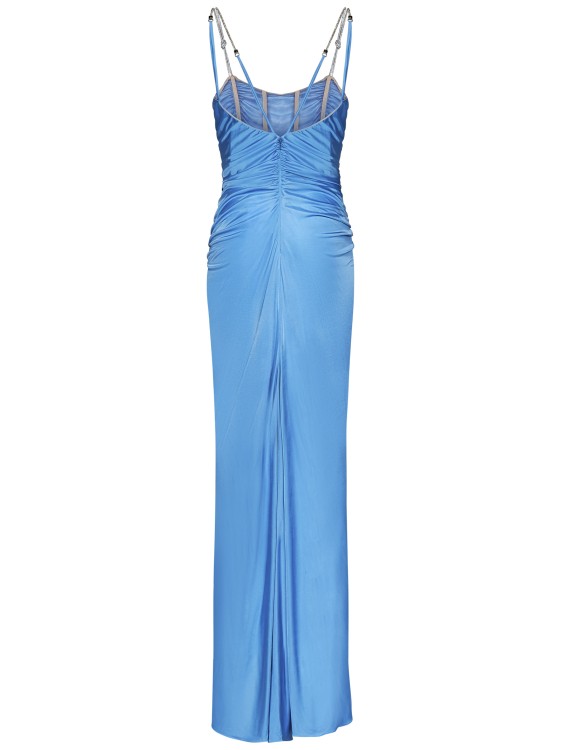 Shop Zuhair Murad Long Light Blue Dress