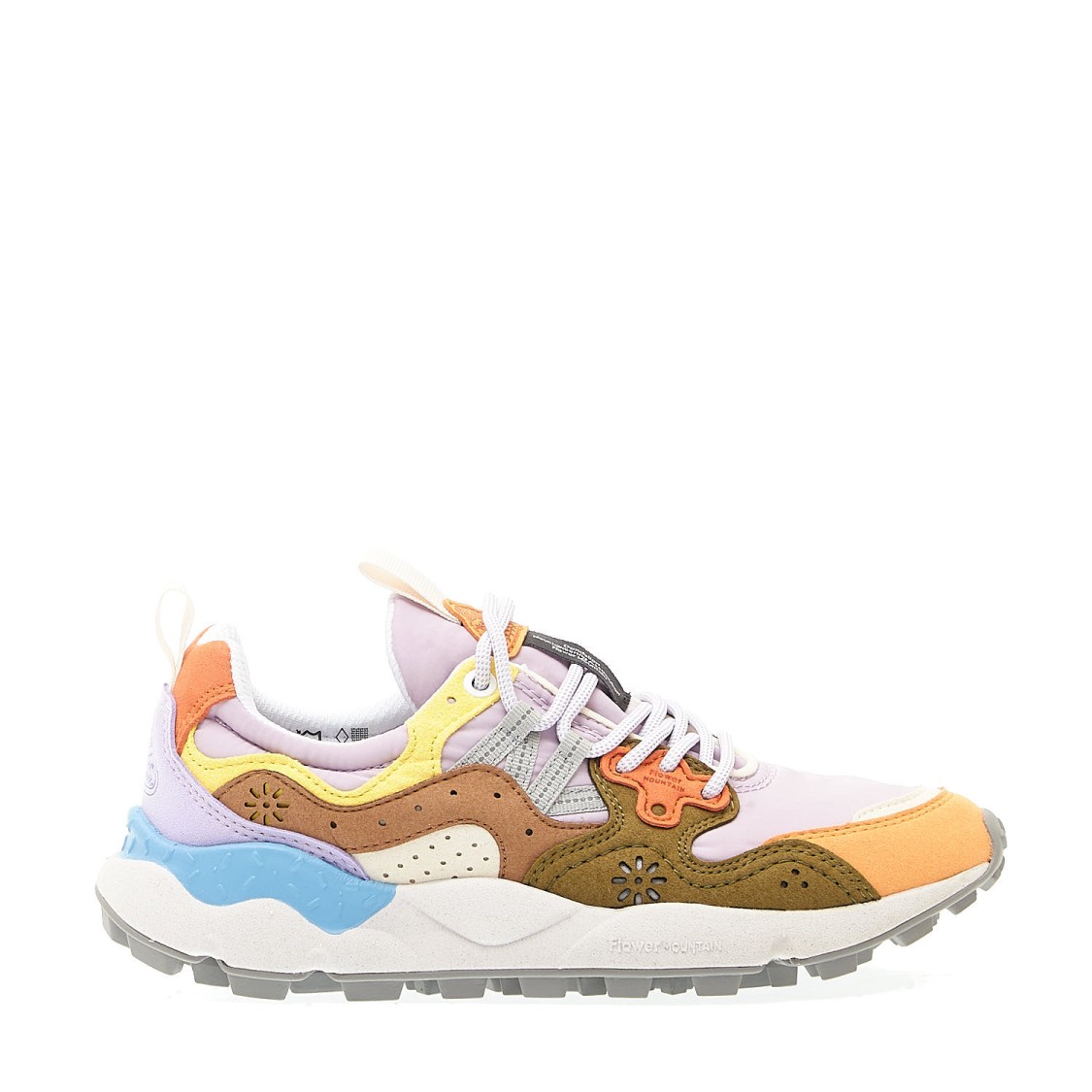 Flower Mountain Sneakers Grey In Multicolor