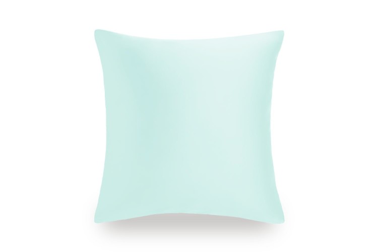 Mayfairsilk Teal Breeze Finest Silk Cushion Cover Square In Blue