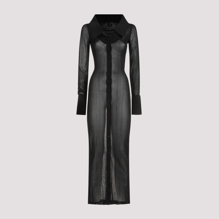 Shop Jacquemus Black La Robe Manta Dress