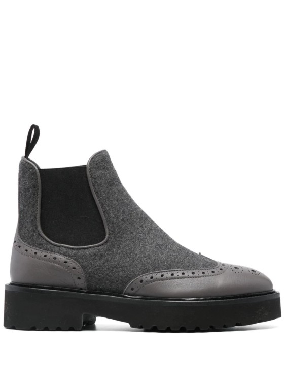 Doucal's Chelsea Boots Gray In Grey