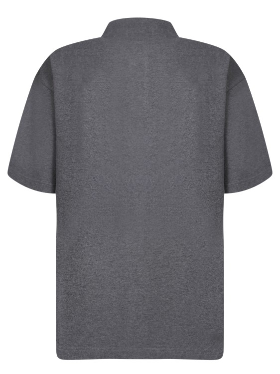 Shop Maison Kitsuné Cotton Polo Shirt In Grey